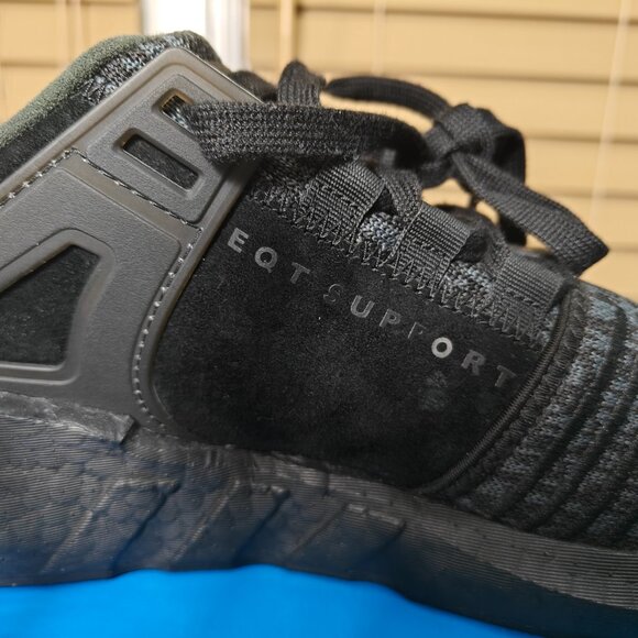 Brand new Adidas EQT Support 93/17 Triple Black Sneakers BY9512 Mens US 10.5 - Picture 12 of 12